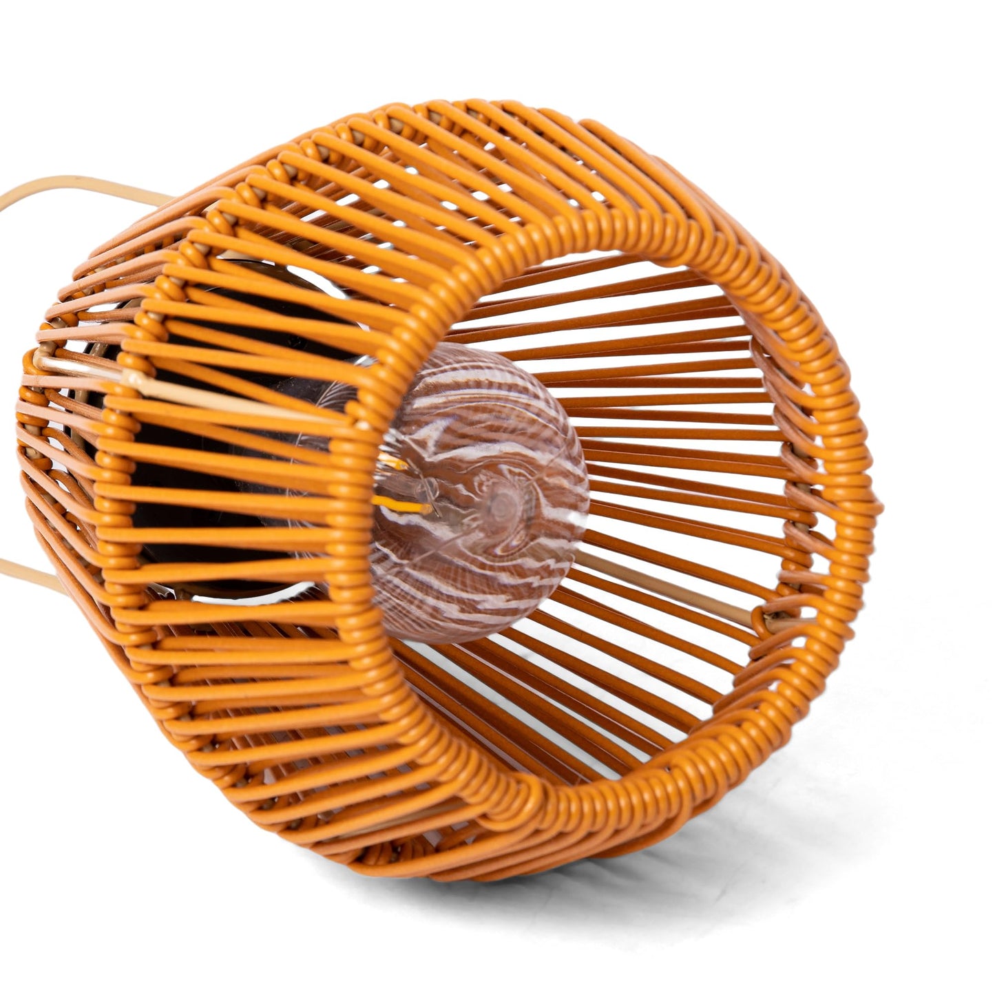 HPC Decor 2 Pack Solar Lanterns, Outdoor Waterproof Lights, Rattan, Hanging Outdoor, Lamp for Garden, Yard, Patio, Porch, Trees, Lawn, Pathway.