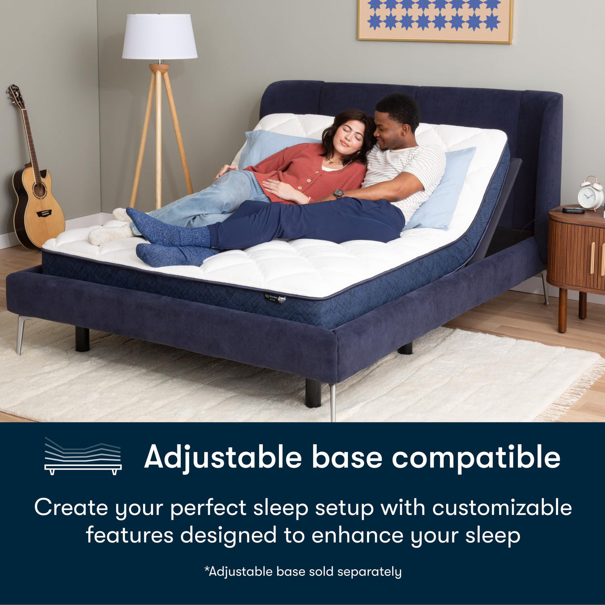 Serta Five Star Mattress Tranquility 10-Inch Medium – Twin– Zoned Lumbar Support, Pressure Relief, Cooling Foam – Bed-in-a-Box– 100 Night Trial, 10-Year Limited Warranty