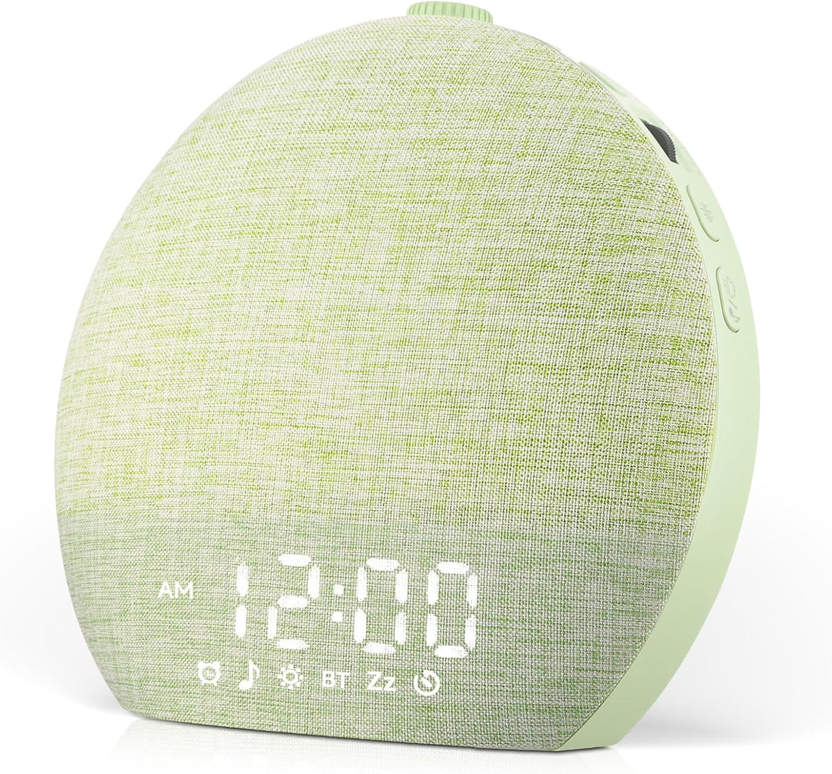 Geuuap Sunrise Alarm Clock White Noise Machine with Bluetooth Speaker,Green
