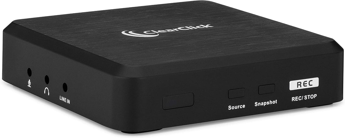 ClearClick HD Capture Box Platinum - Capture and Stream Video from HDMI, RCA, AV, VGA, YpbPr, VHS, VCR, DVD, Camcorders, Hi8