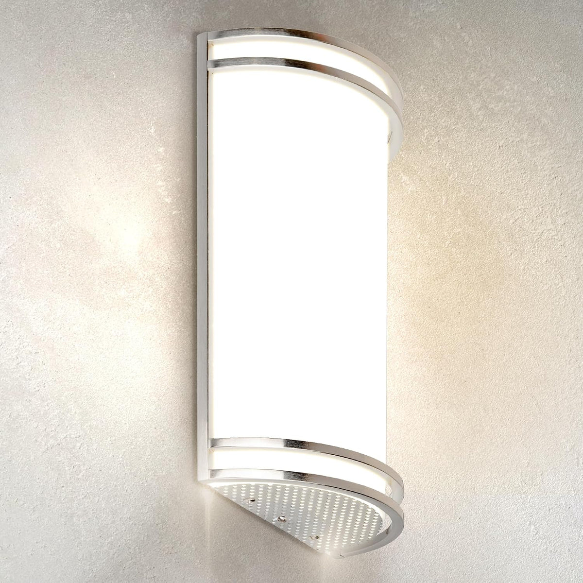 ASD Indoor LED Wall Sconce Lights, Brushed Nickel 3000/4000/5000K ETL