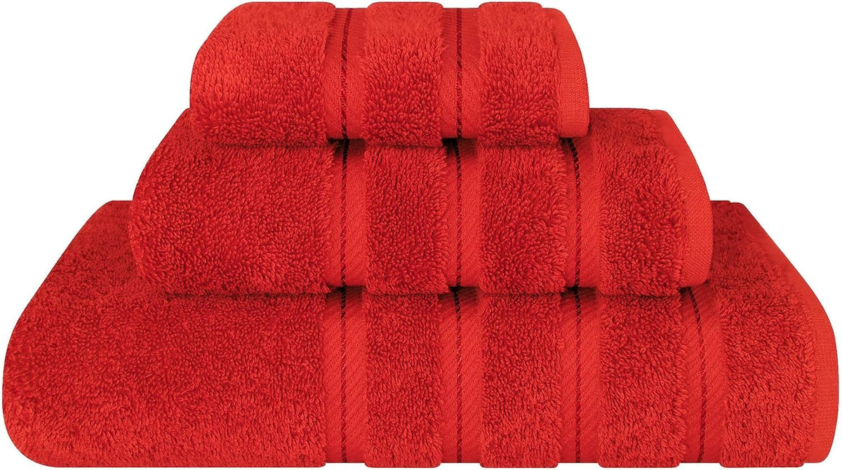 American Soft Linen 100% Cotton Luxury Turkish Towels, 3 Piece Towel Set
