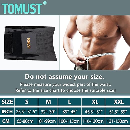 Back Brace - Breathable Waist Belt Lumbar Support for Lower Back Pain Relief, Recovery, Sciatica, Scoliosis, Herniated Disc, Lifting, With Dual Adjustable Straps for Men/Women, XXL