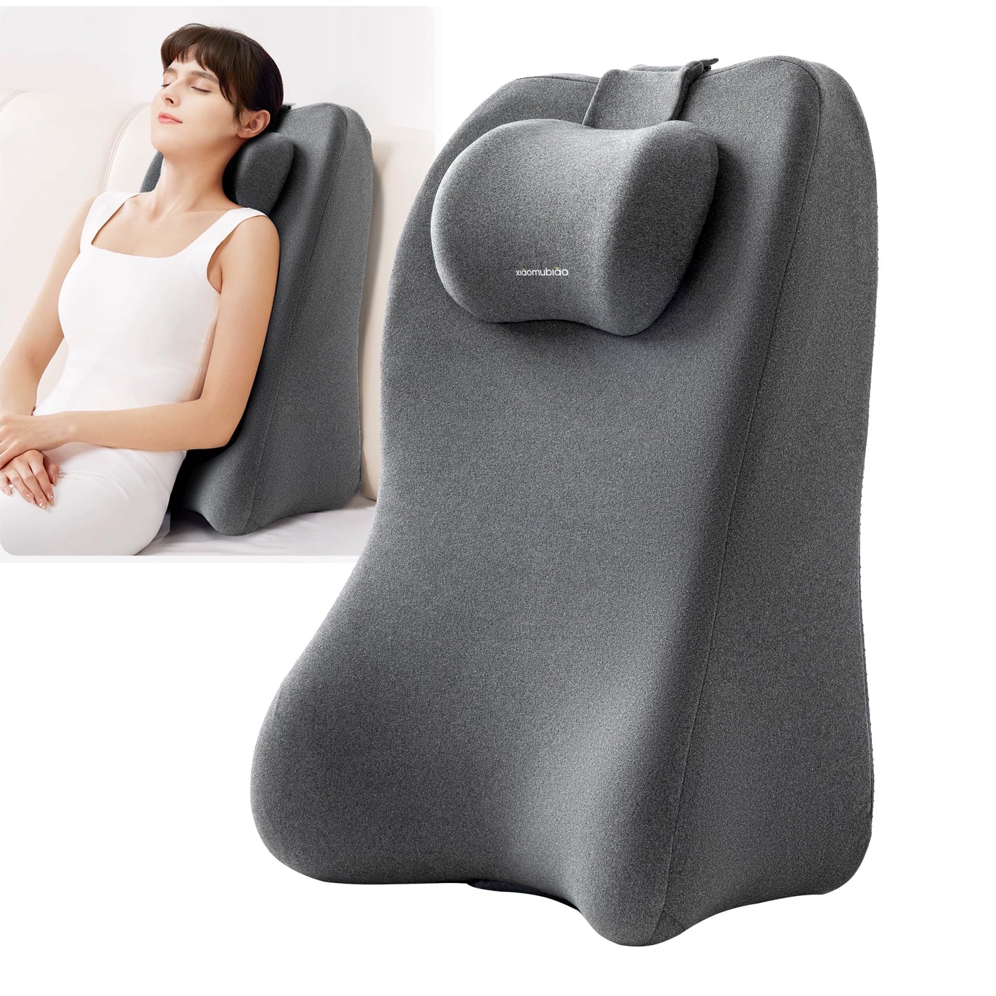 Back Pillow Wedge,bed pillow rest for bed sitting up adult memory foam Pillow, Leg Pain Relief Acid Reflux, Back Support Reading Pillow Adult For use on beds and sofas Sleeping, Anti Snoring