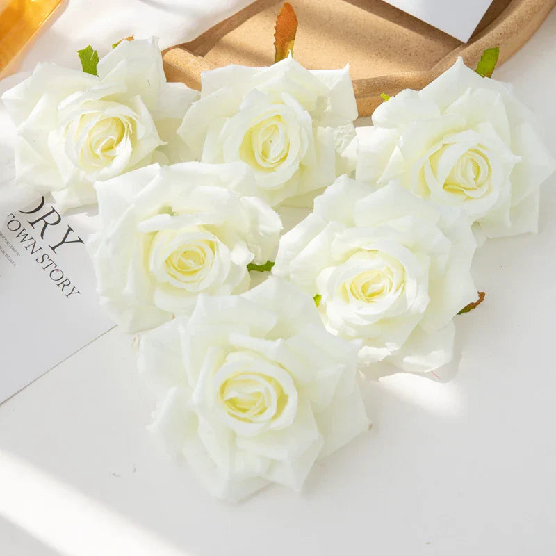 10CM Artificial Rose Heads Bulk