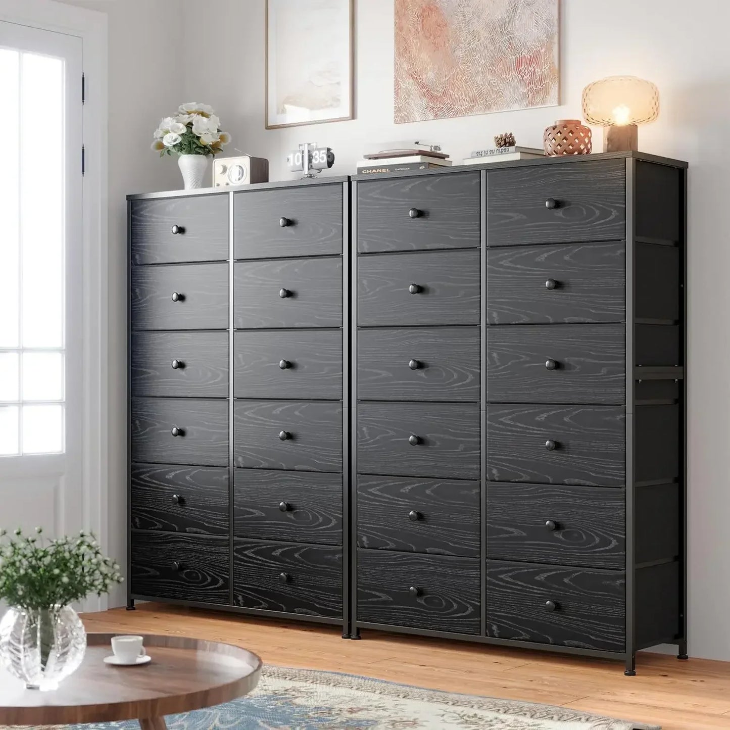 Tall Bedroom Dresser with Drawers