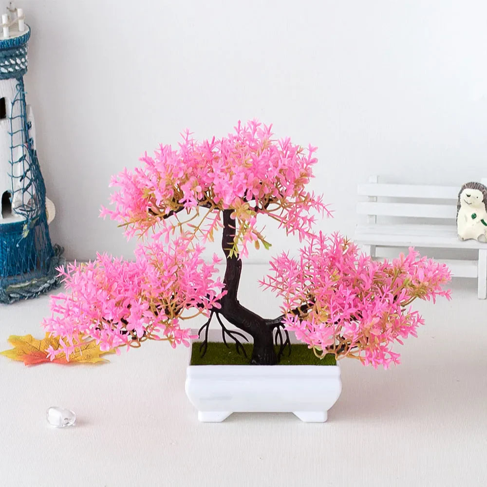 Artificial Potted Bonsai Tree Decor