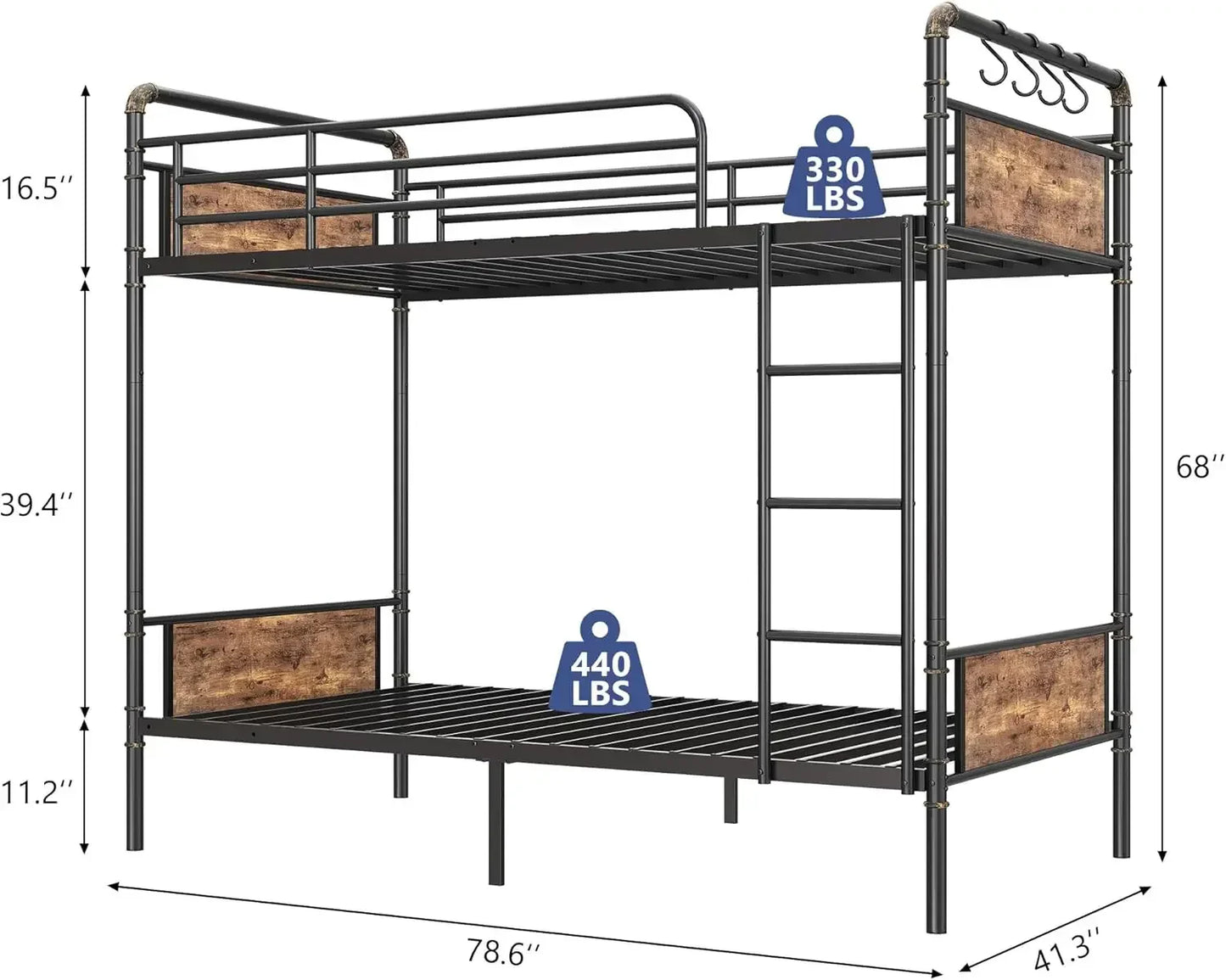 Twin Over Twin Bunk Bed