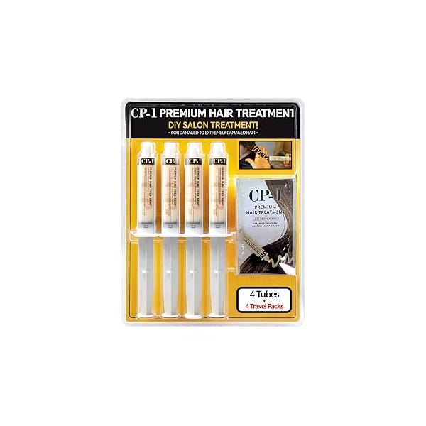 CP-1 Professional Hair Mask Keratin Treatment for Dry Damaged Hair, 25ml, Pack of 4, Package May Vary