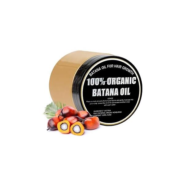 Raw Batana Oil Hair Treatment - Nourish and Revitalize for Smooth, Tangle-Free Easy Application Intensive Hydration Growth