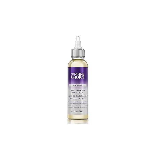 The Mane Choice Alpha Multi-Vitamin Scalp Hair Growth Oil, 4 Fl Oz, 1 Pack, Nourishing Oil with Biotin, Vitamin C, Rosemary, Rice Extract, Jojoba, Tea Tree & Castor Lightweight Non-Greasy