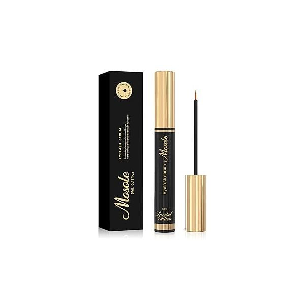 Premium Eyelash Growth Serum - 5ml Fuller & Longer Looking Eyelashes Lash Enhancing for Natural Lashes or Extensions Brows, Vegan Cruelty-Free